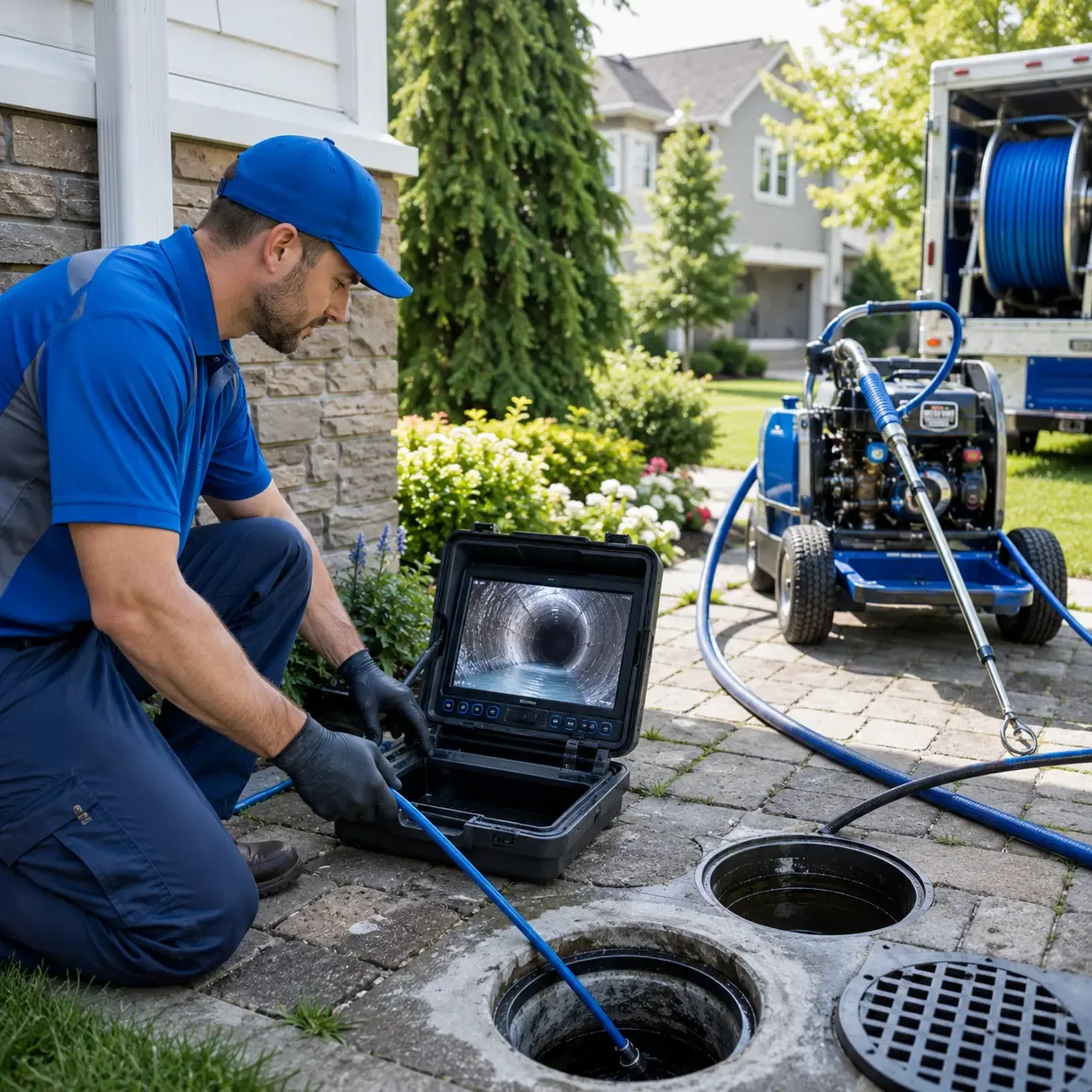 Outdoor drain cleaning professionals serving Merchantville, NJ